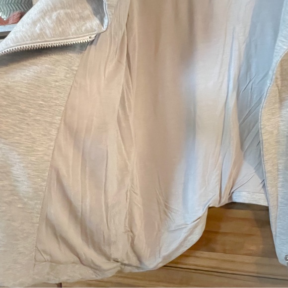 Helmut Lang Grey Modal “Villous” Knit Moto Jacket M - Picture 11 of 12